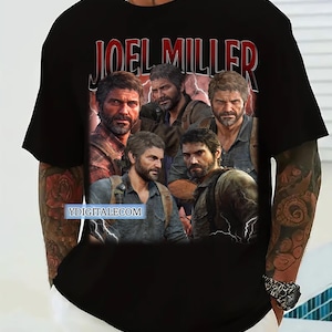 Vintage 90s Graphic Style Joel Miller T-shirt, Balmaceda Pascal The Last of Us Gifts For Man and Women Unisex T-shirt