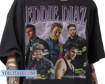 Vintage 90s Graphic Style Eddie Diaz T-shirt, Eddie Diaz Gifts For Man and Women Unisex T-shirt
