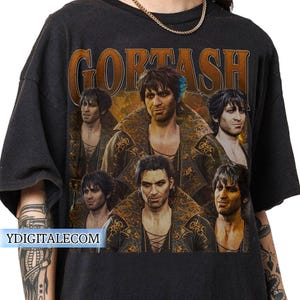Vintage 90s Graphic Style Enver Gortash T-shirt, Enver Gortash Gate 3 Game Gifts For Man and Women Unisex T-Shirt