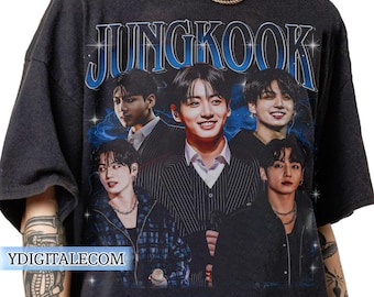 Vintage 90s Graphic Style Jungkook JK T-shirt, Retro Jungkook Comfort Colors Tee, Jungkook Kpop Fan Sweatshirt Shirt Gifts For Man and Women
