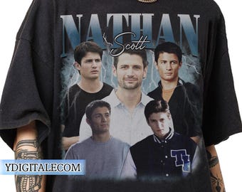 Vintage 90s Graphic Style Nathan Scott Bootleg T-shirt, Nathan Scott Gifts For Man and Women Unisex T-shirt