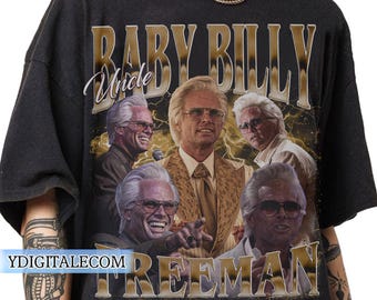 Koszulka w stylu graficznym Vintage 90s Uncle Baby Billy, koszulka Uncle Baby Billy Prezenty dla mężczyzn i kobiet Koszulka unisex