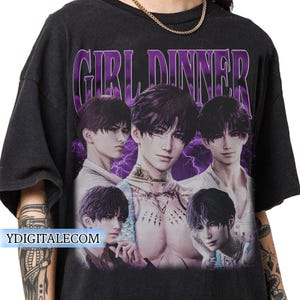 Vintage 90s Graphic Style Girl Dinner Rafayel Love and Deepspace T-shirt, Love and Deepspace T-shirt Gifts For Man and Women Unisex T-shirt
