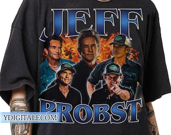 Vintage 90s Graphic Style Jeff Probst T-shirt, Jeff Probst Survivor Gifts For Man and Women Unisex T-shirt