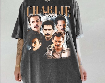 Vintage 90s Graphic Style Charlie Swan T-shirt, Retro Comfort Colors Charlie Swan Tee, Twilight Saga Gifts For Man and Women Unisex T-shirt