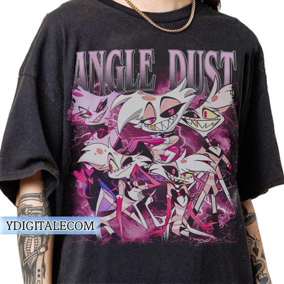 Vintage 90s Graphic Style Angel Dust Hazbin Hotel T-shirt, Angel Dust Comfort Colors , Angel Dust Hazbin Hotel TShirt Gift For Man and Women