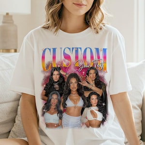 Personalized Birthday Gift Girlfriend Tee, Custom Girlfriend Bootleg 90s T-Shirt, CUSTOM Your Own Bootleg Idea Here, Gift For Mom