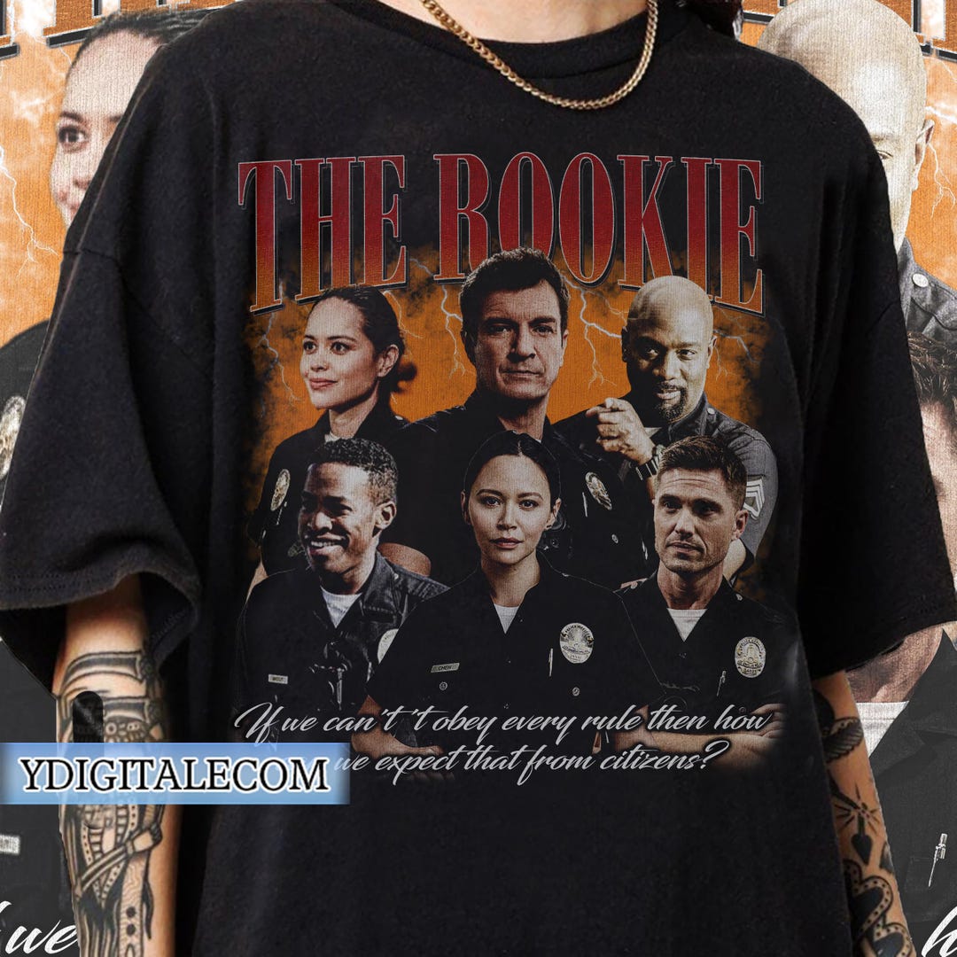 The Rookie Clothes Vintage 90s Graphic Style the Rookie T-shirt, the Rookie TV Show Gifts ...