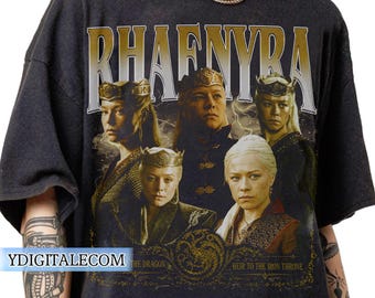 Vintage 90s Graphic Style Rhaenyra Targaryen T-shirt, Retro Comfort Colors Rhaenyra Targaryen Tee, Rhaenyra Targaryen Gift For Man and Women