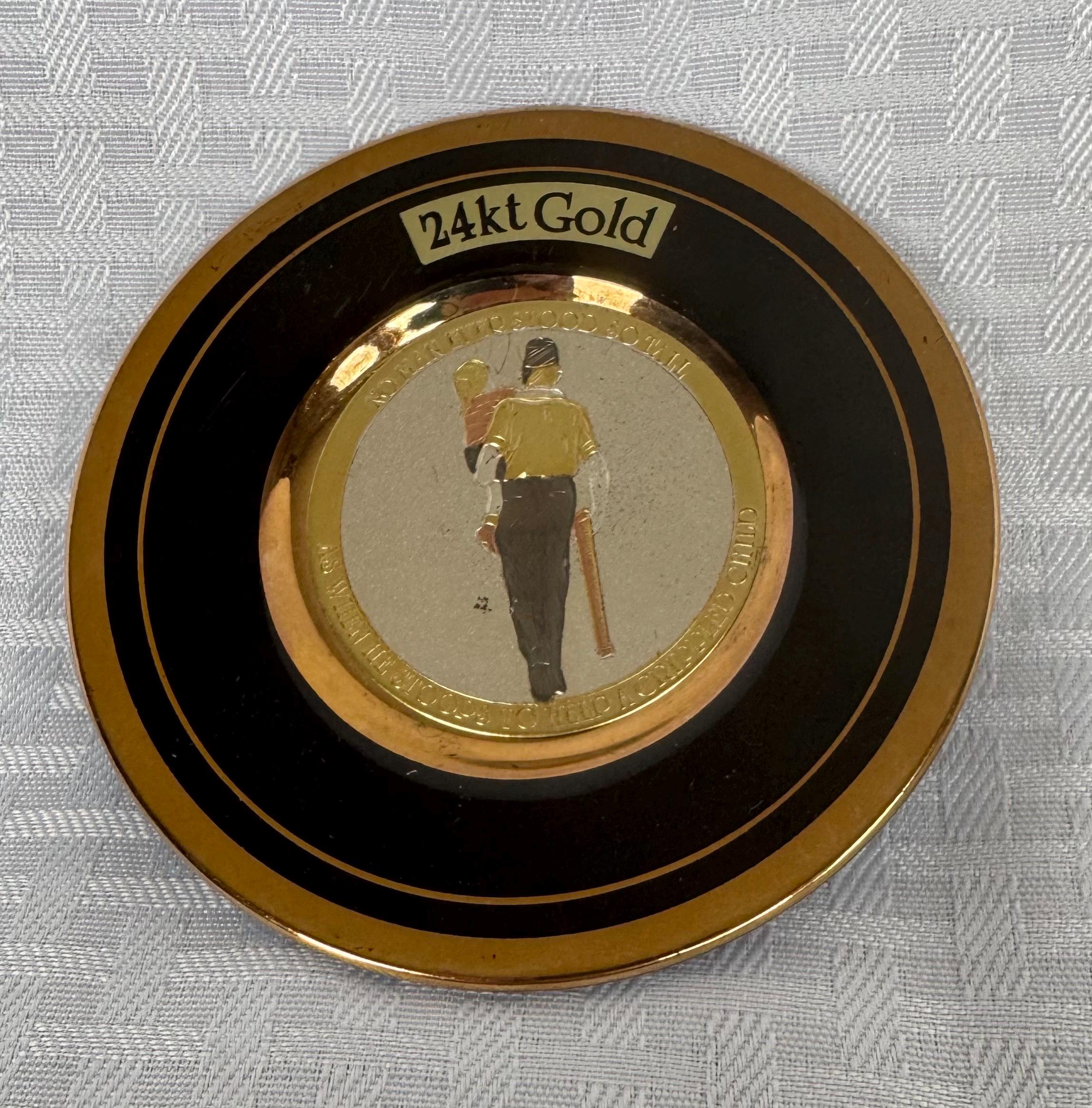 ハワイのヴィンテージショップから来ました♡CHOIN ART 24KT GOLD The Art of Chokin 24kt Gold - Etsy