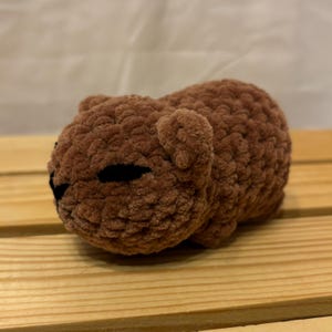 Crochet Capybara | Ready to Ship | Handmade Amigurumi Plushie