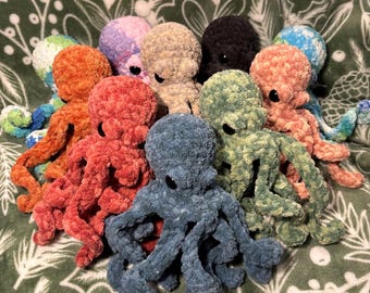 Crochet Drift the Octopus Plushie | Handmade Amigurumi