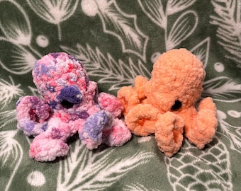 Crochet Rift the Baby Octopus Plushie | Handmade Amigurumi
