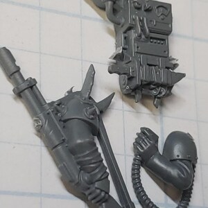 40k Kill Team Bits Blooded Traitor Guard Vox Comm Backpack Radio #86