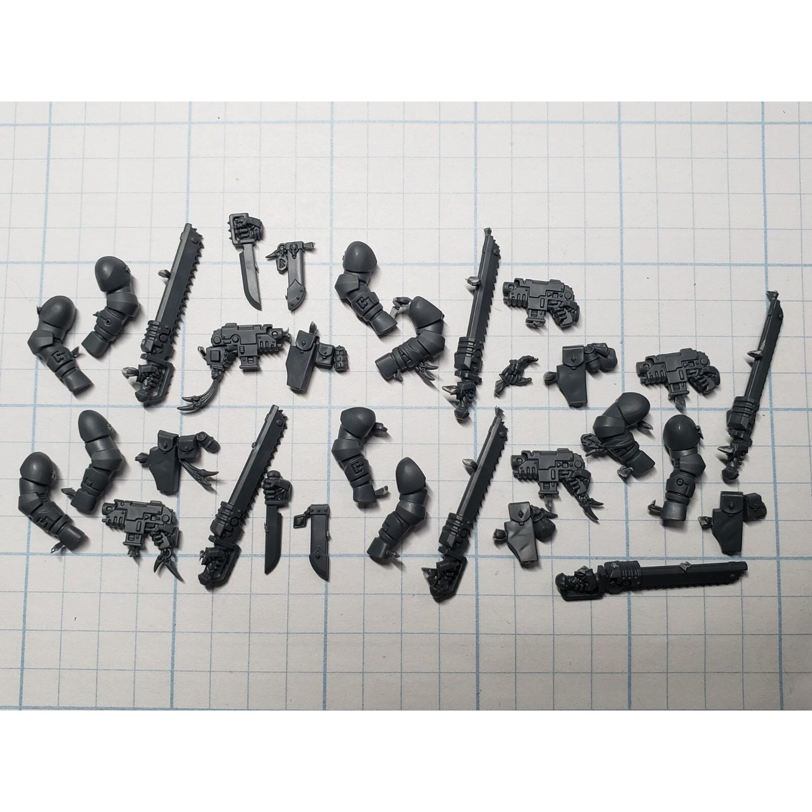 40k Space Wolves Bits Blood Claws Bolt Pistol Chainsword X5 Set - Etsy