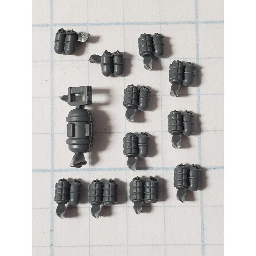 Warhammer 30k Space Marine Bits Mark IV 4 Tactical Squad Melta Bomb ...