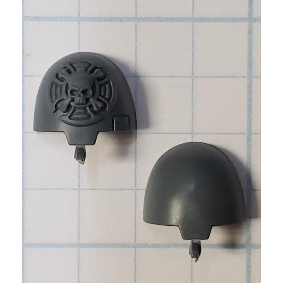 Terminator Shoulder 40k Space Marines Bits Terminator Squad Skull & Crux Shoulder Pads ...