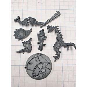 AOS Seraphon Bits Jaws of Itzl So Kar Saurus w Mace #11