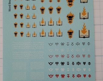 Chaos Space Marine Bits Transfer Sheet 2018 Word Bearers 40K