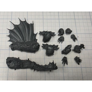 AOS Seraphon Bits Spawn of Chotec Salamander Finned Torso Legs Tail #01