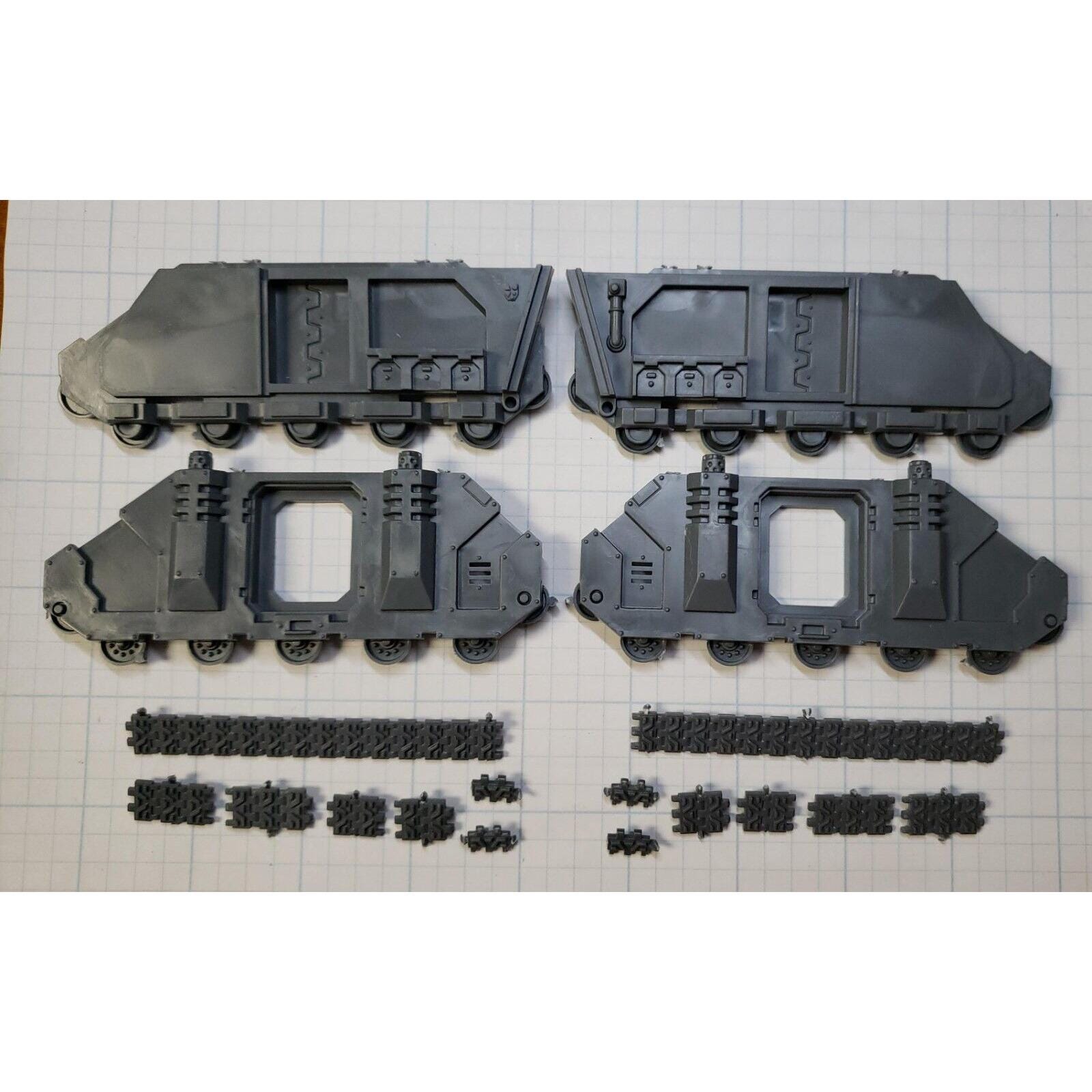 Razor Racks 40k Rhino Trophy Racks Kit Warhammer 40K Chaos Space Marines Rhino Upgrade ...