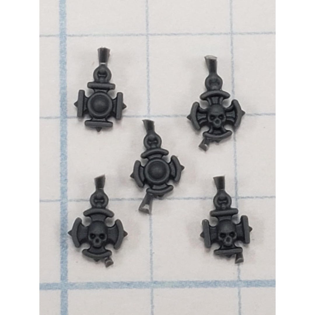 40k Space Marine Bits Assault Terminator Squad Relic Icons X5 Set R119 ...