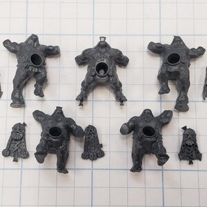AOS Fyreslayer Bits Vulkite Berzerker Tattooed Torso Legs w Tabard x5 Set