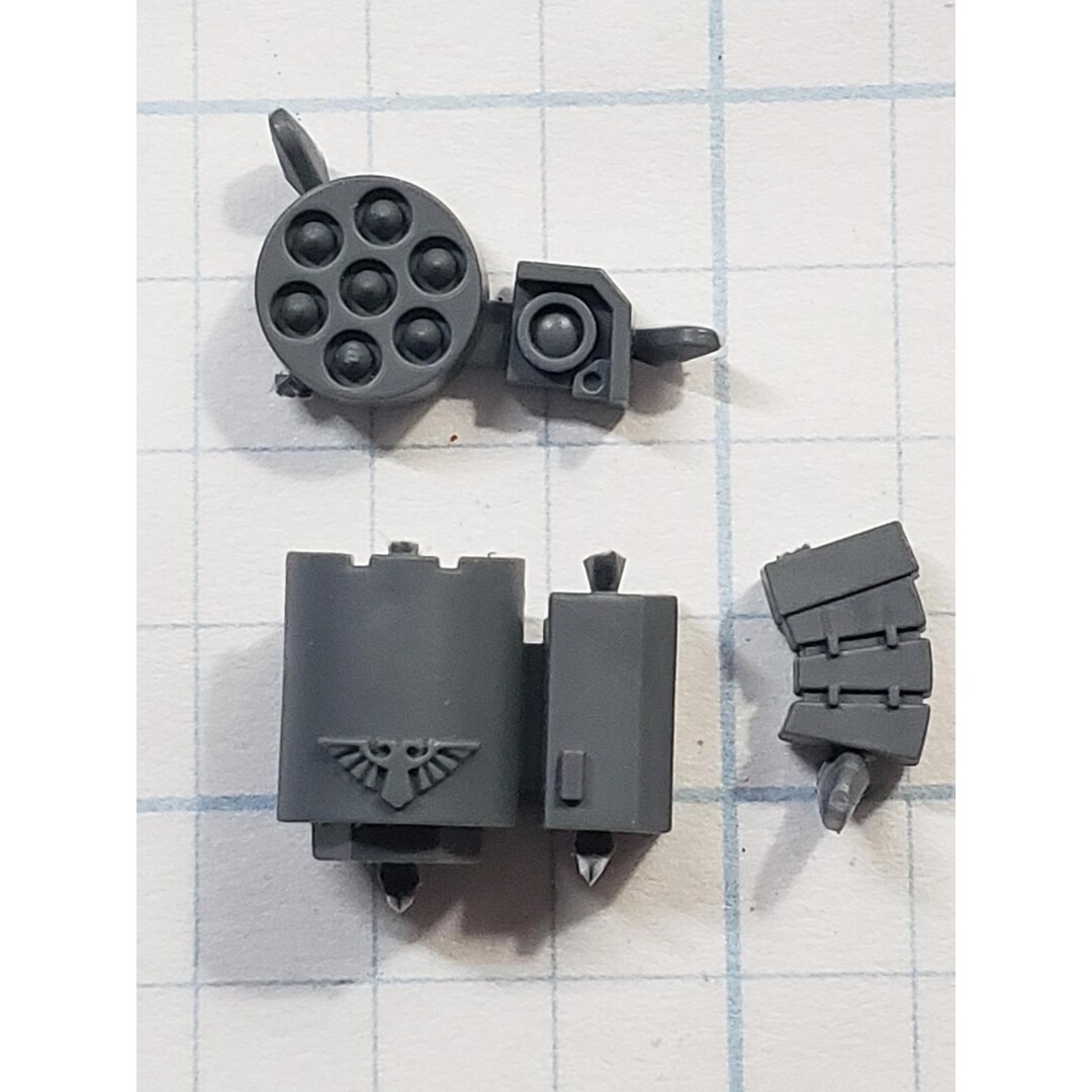 Repulsor Rear Warhammer 40k Space Marine Bits Repulsor Rear Sponson Icarus Rocket Pod ...