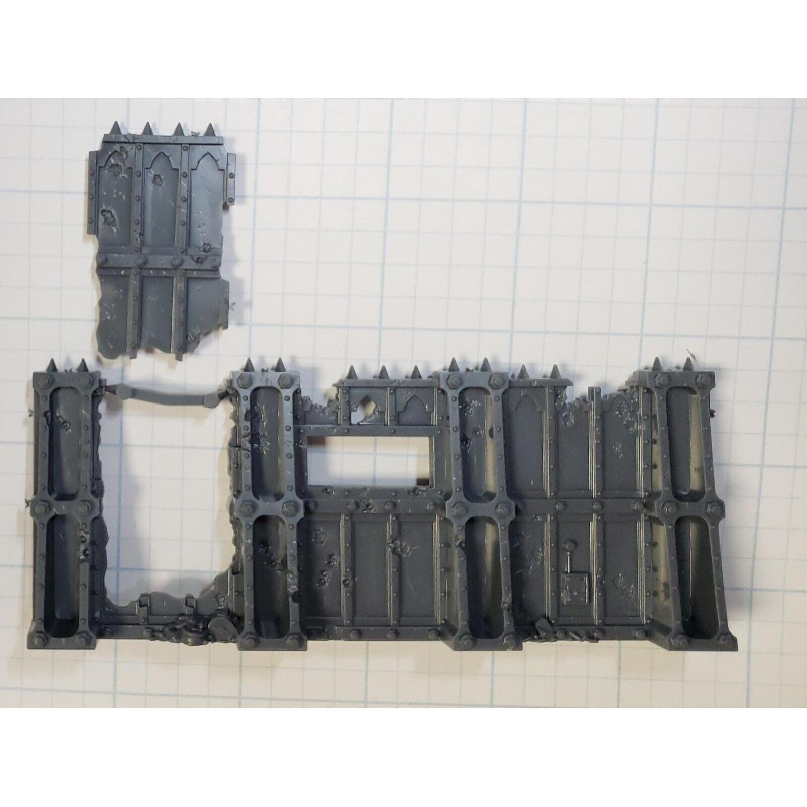 Warhammer壁and柵 Warhammer 40k Kill Team Bits Killzone Compound Siege Terrain