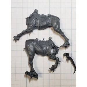 Warhammer 40k Astra Militarum Bits Krieg Death Riders Steed Torso Legs Set #01
