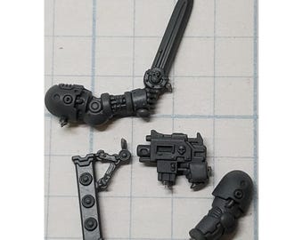30K Space Marine Bits Mark VI Command Squad Bionic Arm Power Sword Sheath #13