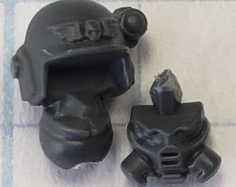 Warhammer 40k Kill Team Bits - Cabeza de artillero de soldado Kasrkin de Cadia (n.° 18)