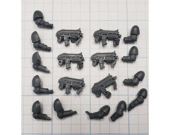 40k Space Marine Bits Primaris Reiver Bolt Carbines W/Arms x6