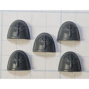 40k Dark Angels Bits Upgrade Primaris Intercessor Shoulder Pads x5 Set D08