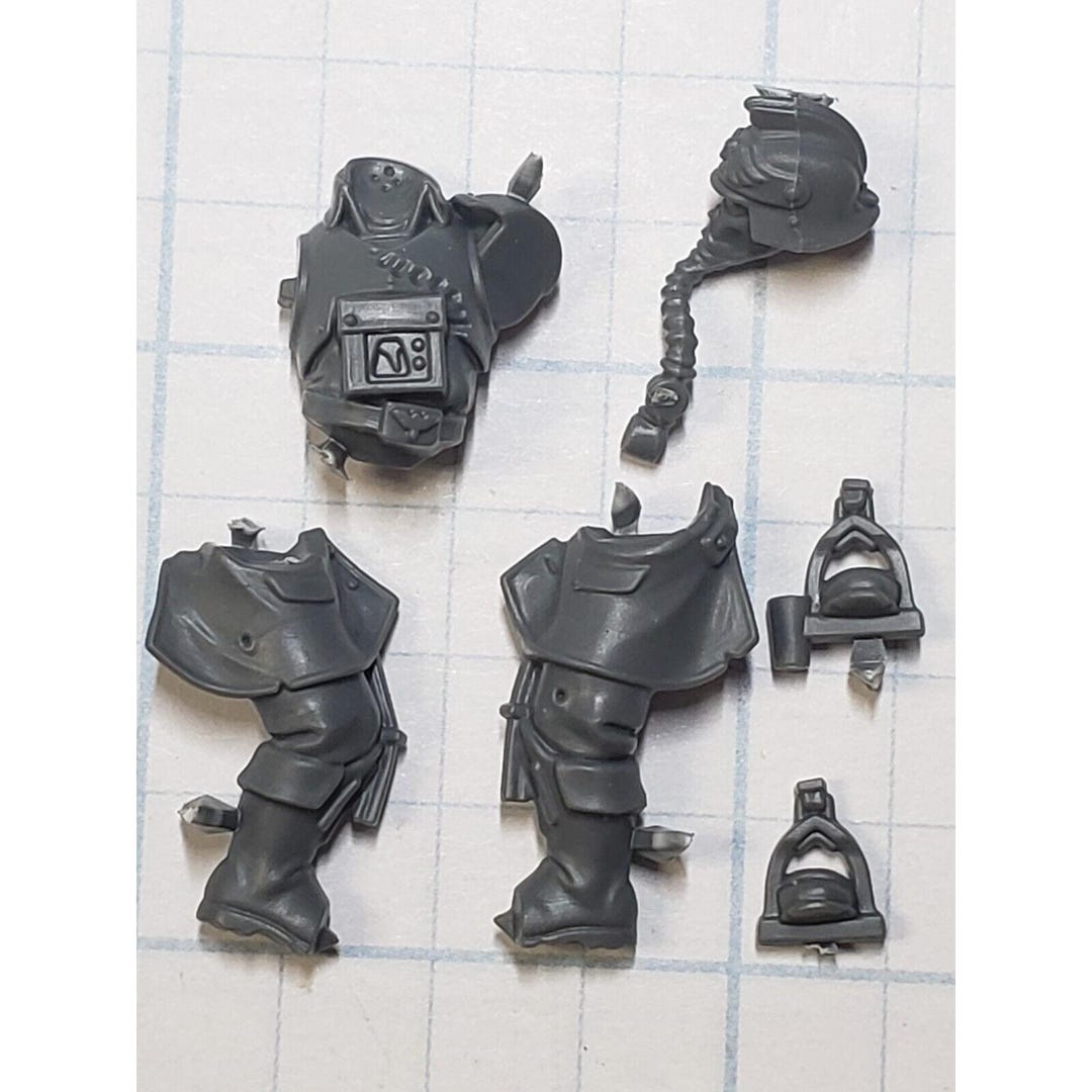 40k Astra Militarum Bits Krieg Death Riders Trooper Torso Legs Head #58 ...