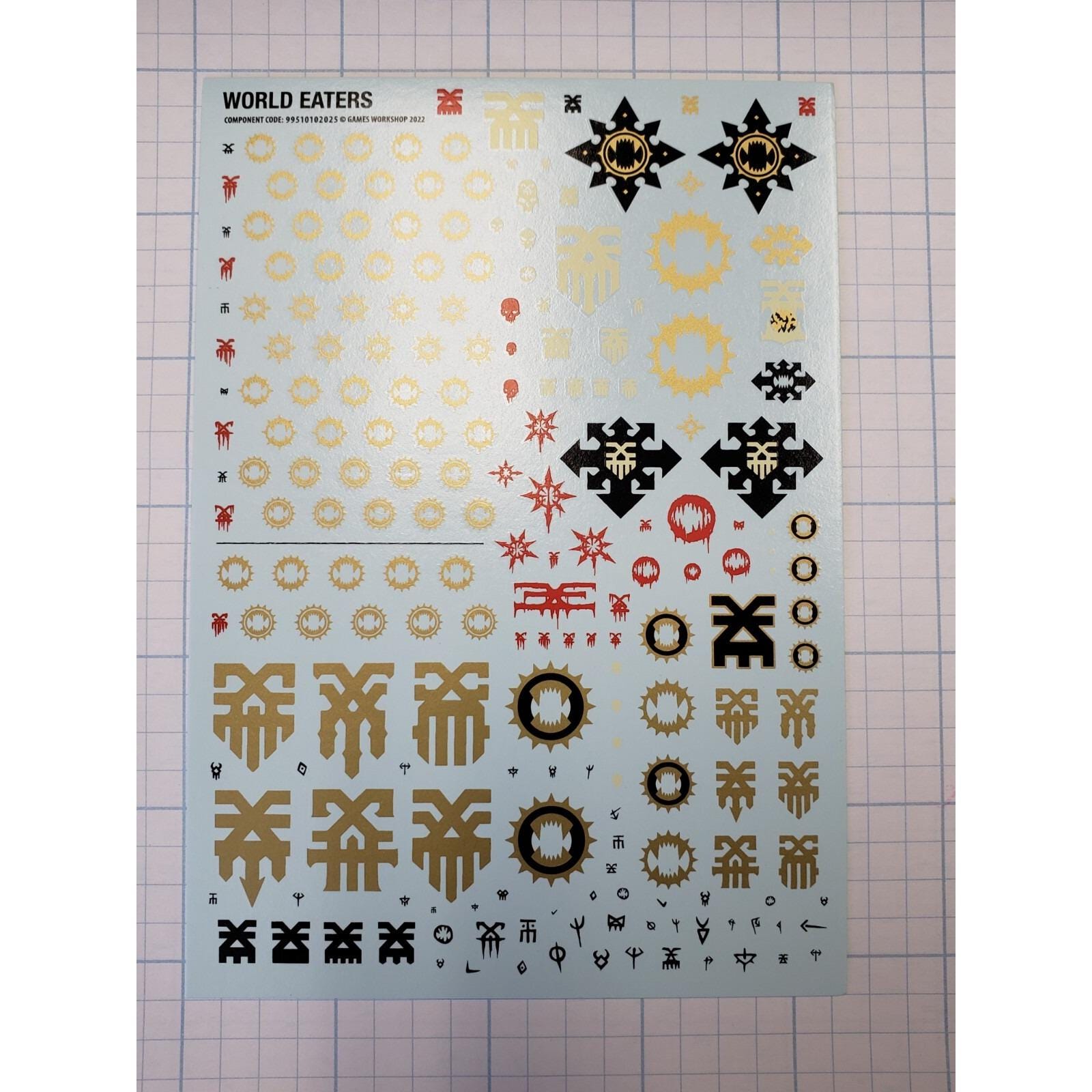 Warhammer Vehicle Decal Sheets Warhammer 40k Transfer Decals - Space ...
