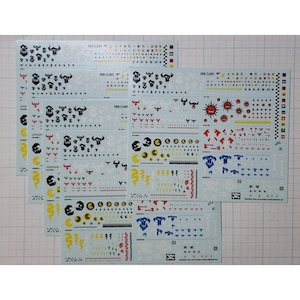 Foglio Decals Trasferibili Orks Warhammer 40k - Multiclan