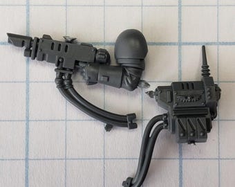 Warhammer 40k Kill Team Bits Cadian Kasrkin Sergeant Hot Shot Laspistol Set