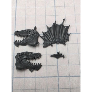 AOS Seraphon Bits Spawn of Chotec Salamander Head w Fin #03