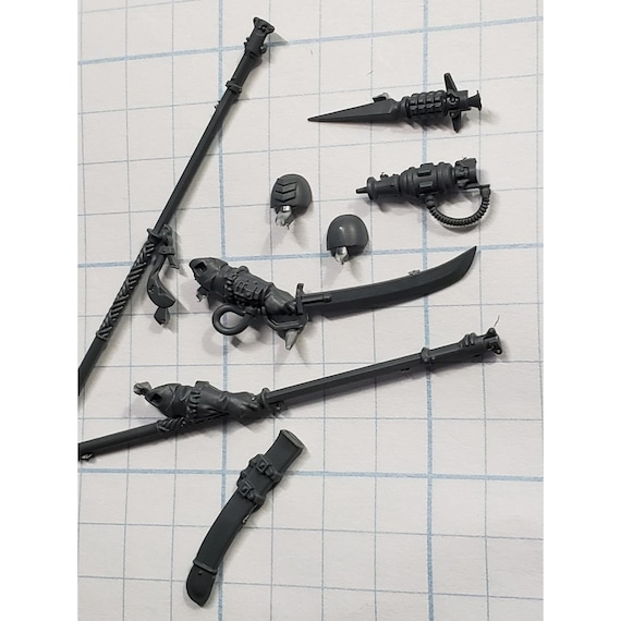 40k Astra Militarum Bits Attilan Rough Rider Sgt Lance & Power