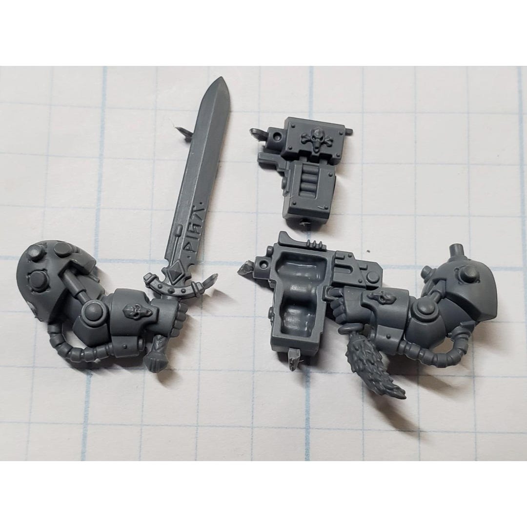 40k Space Wolves Bits Wolf Guard Terminator Power Sword Storm Bolter ...