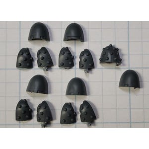 30K Space Marine Bits Mark VI Assault Squad Heresy Pips Shoulder Pads x5 Set #56
