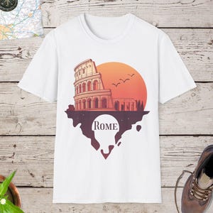 Roman Colosseum T-Shirt: Italy Travel Souvenir Tee