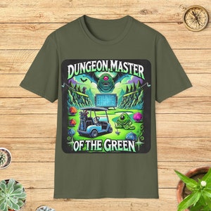 Dungeon Master Golf T-Shirt: Funny DnD Golfer Gift