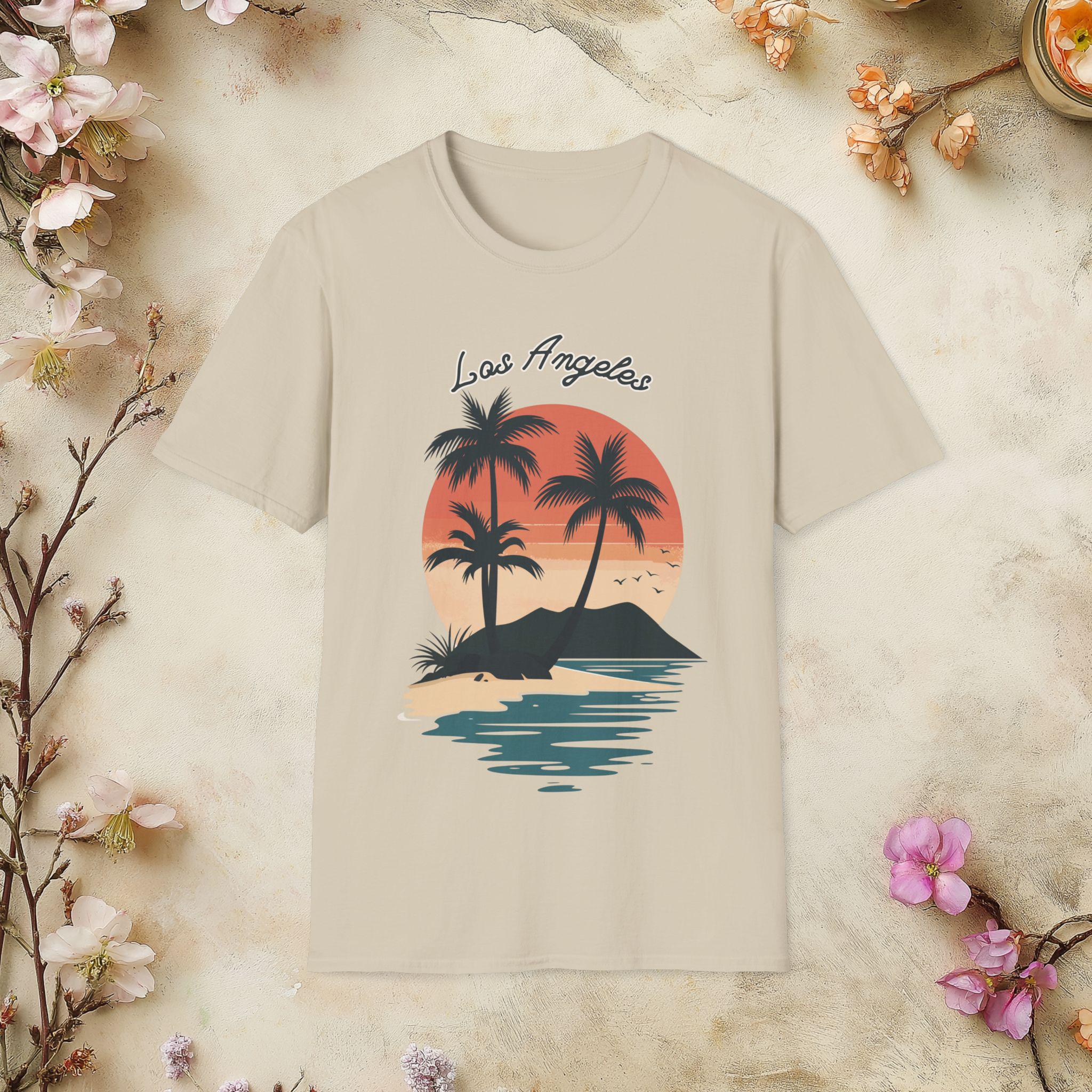 Los Angeles Travel T-shirt: Unisex LA Beach Holiday Top - Etsy