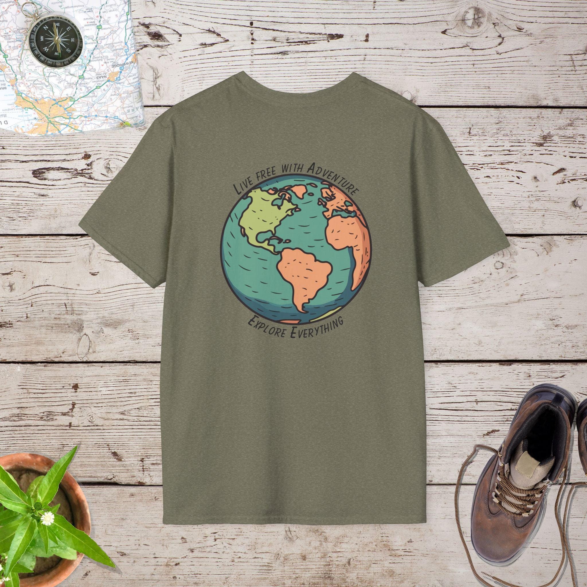 Planet Explorers T-shirt: Adventure Travel Tee, Hiking Gift - Etsy