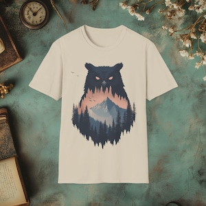 Owlbear Watches T-Shirt | DnD Tee | RPG Gamer Shirt | Dungeon Master Gift | Geeky Tabletop Apparel | Nerdy Fantasy Top