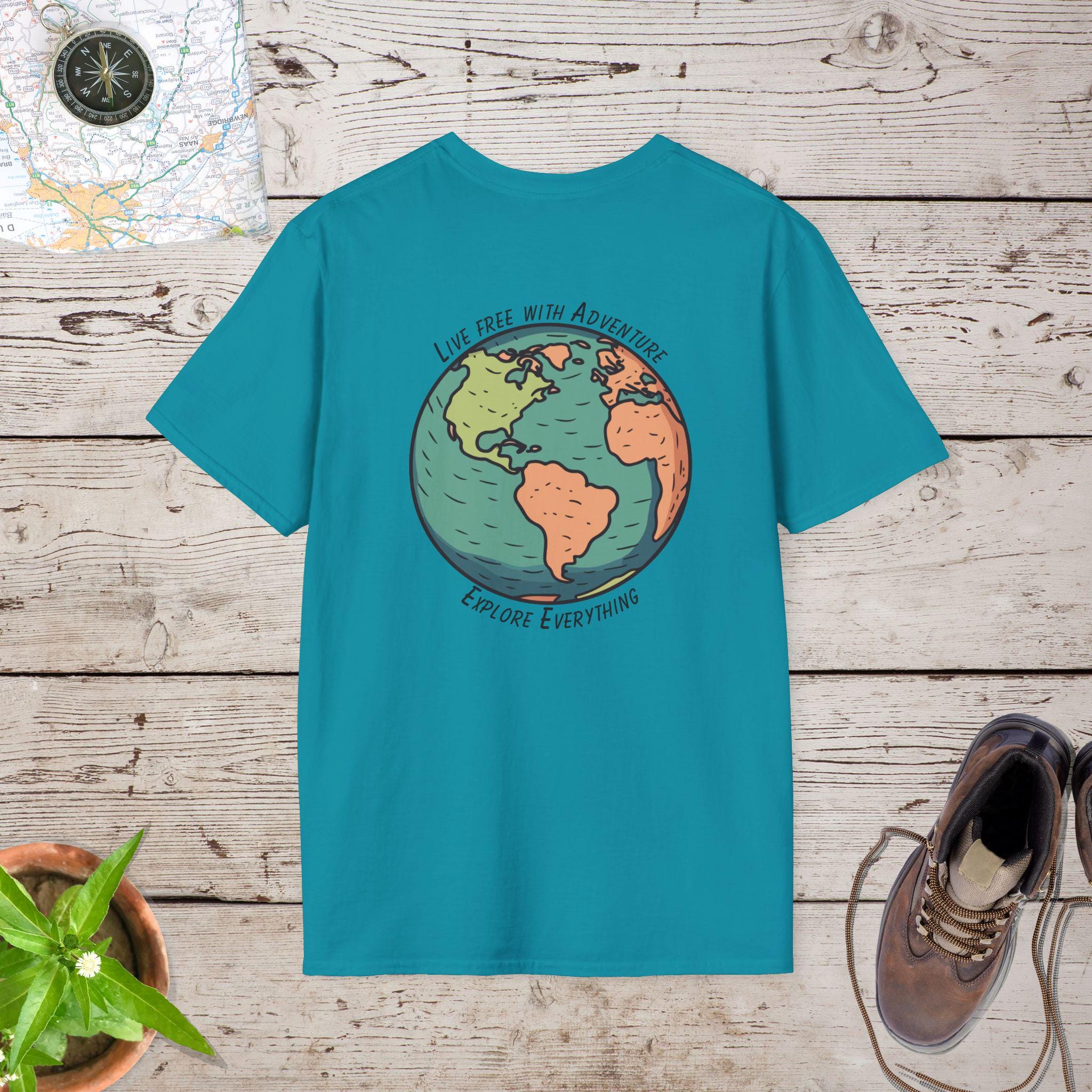 Planet Explorers T-shirt: Adventure Travel Tee, Hiking Gift - Etsy