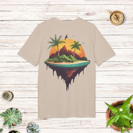 Wildlife Warrior Tropical Island T-Shirt: Eco-Friendly Unisex Tee