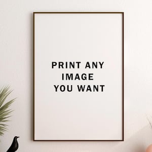 Personalized Canvas or Fine Art Paper Print, Turn Your Image into Wall Art, Custom Art Print